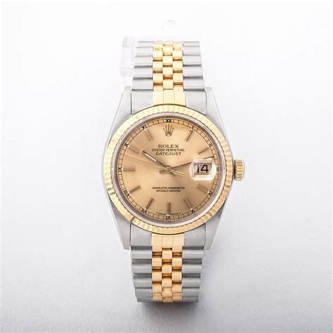 rolex datejust 1991|1991 rolex datejust gold.